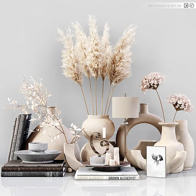Decorative Set 08 3DModel