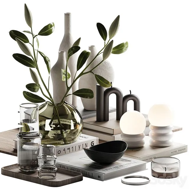 Decorative Set 089 3D Model