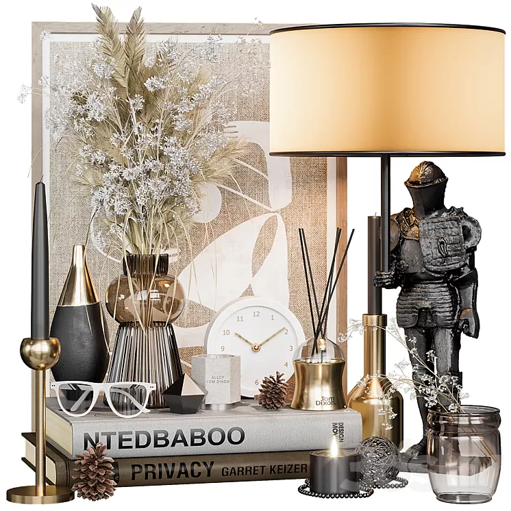 Decorative Set 09 3D Model