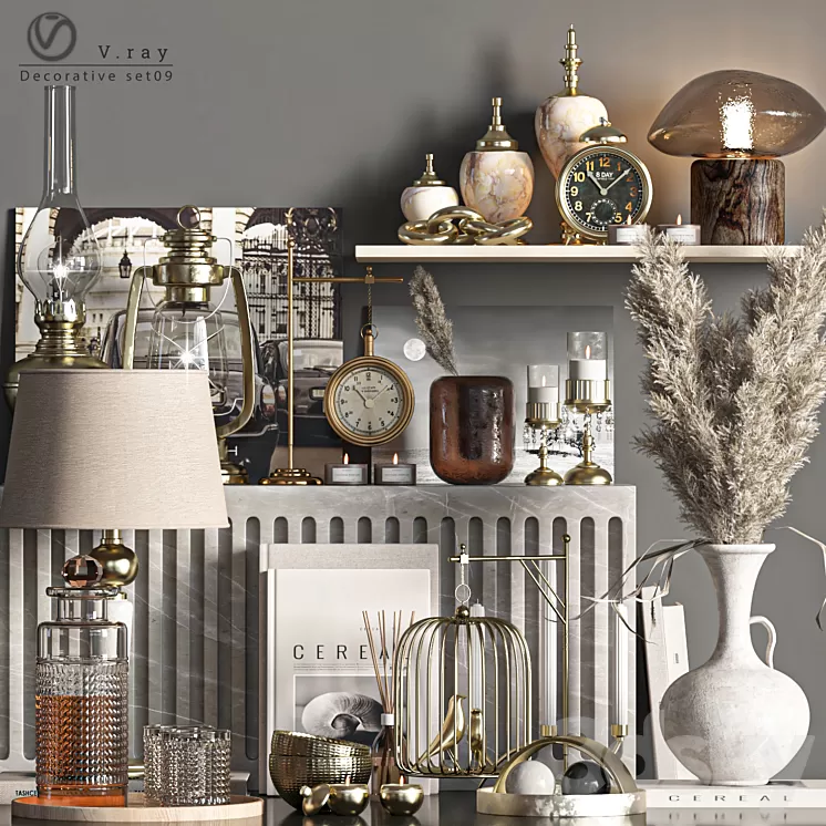 decorative set 09 3D Model