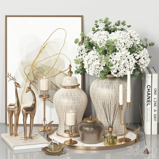 Decorative set 09 3D Model