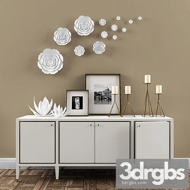 Decorative set 1 1 3D Model Free