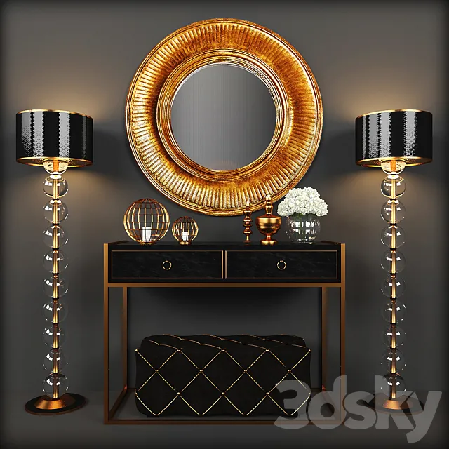 Decorative set 1 3DModel