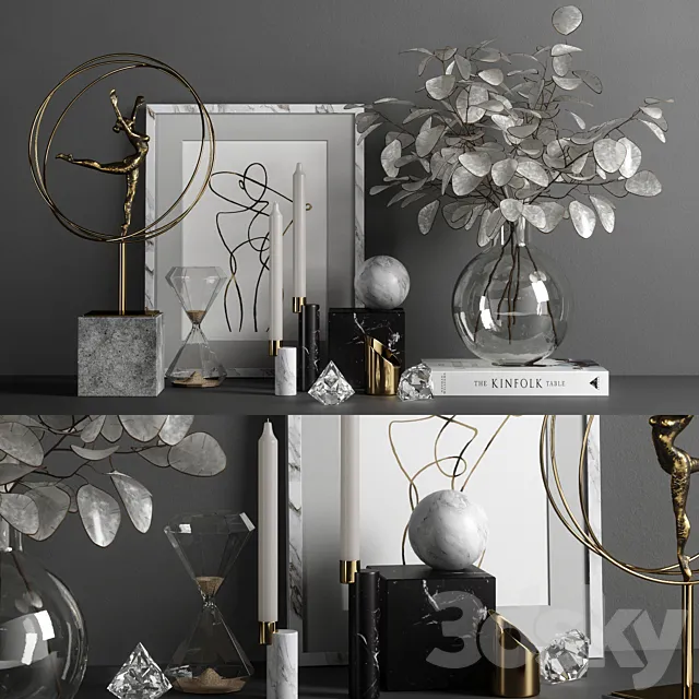 decorative set 10 3DModel