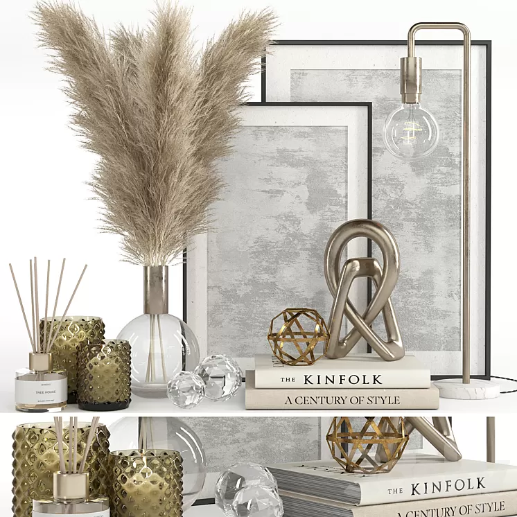 Decorative set 10 – Pampas 3D Model
