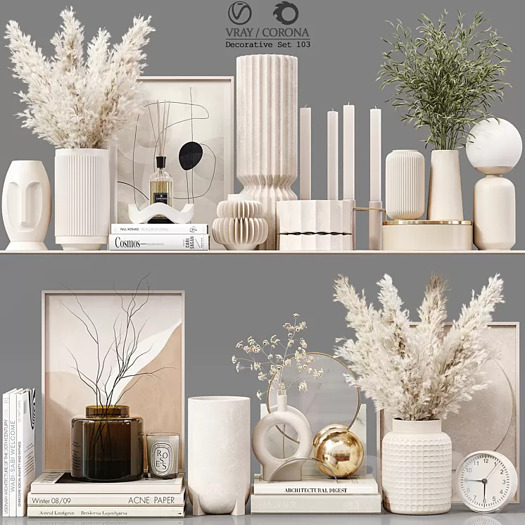 Decorative Set 103 3D Model