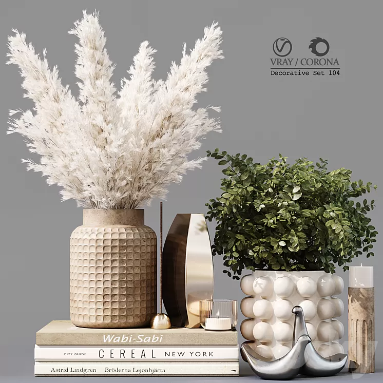 Decorative Set 104 3D Model