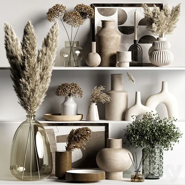 Decorative set 106 3D Model