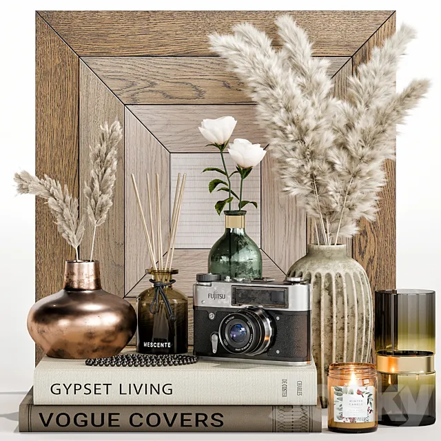 Decorative set 11 3DModel