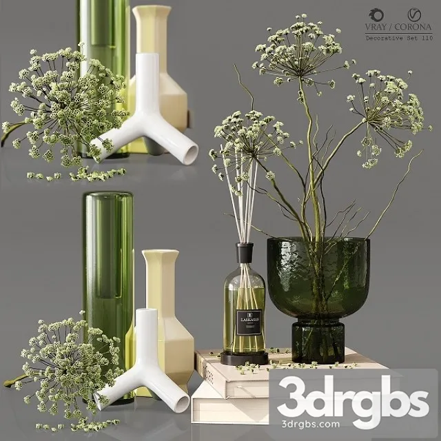 Decorative Set 110 3D Model Download