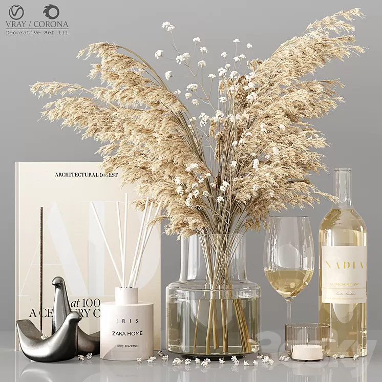 Decorative Set 111 3D Model