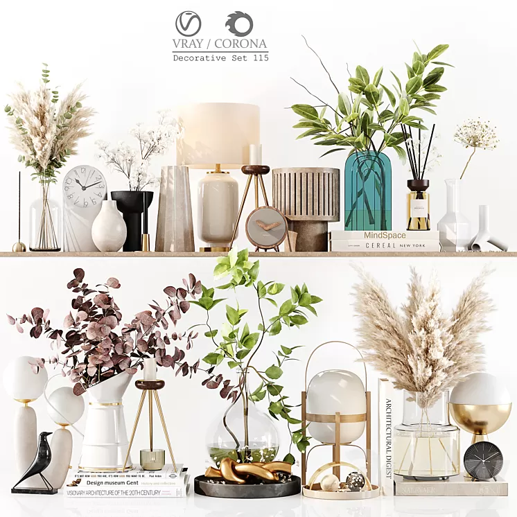 Decorative Set 115 3D Model