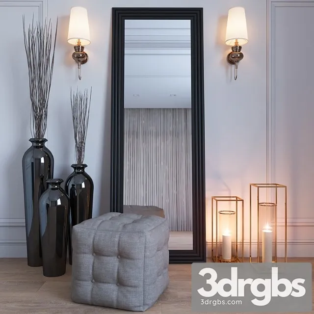 Decorative Set 12 1 3D Model Download