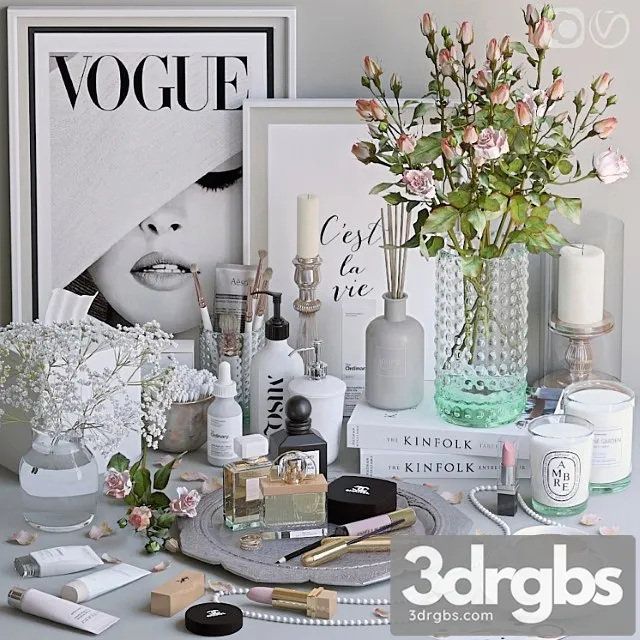 Decorative set 12_2 3D Model Free