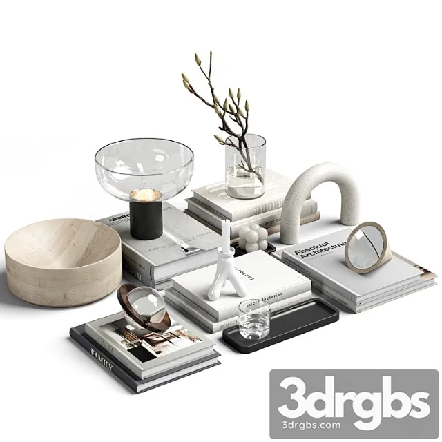 Decorative Set 13 2 2 3D Model Free