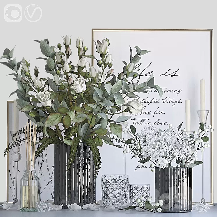 Decorative set 13 3D Model