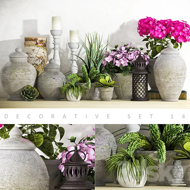 DECORATIVE SET 14 3D Model