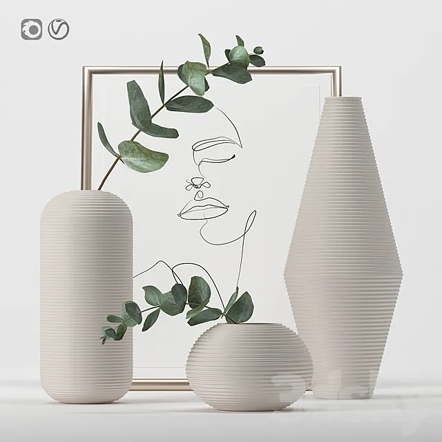 Decorative set 14 3D Model