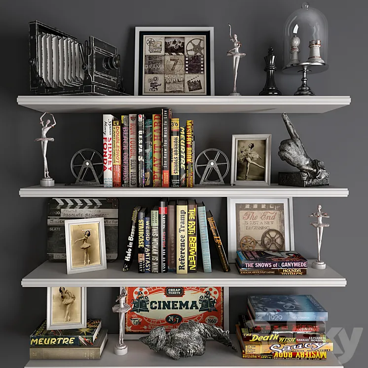 Decorative set 14 3D Model Free