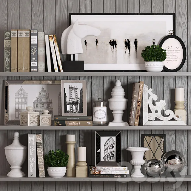 Decorative set 14 3DModel