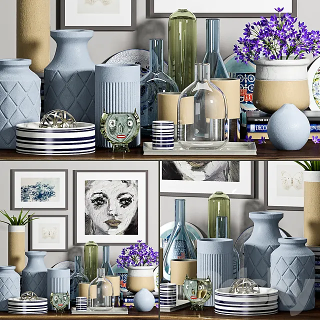 Decorative Set – 15 3D Model