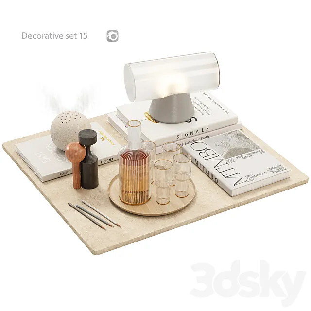 Decorative set 15 3D Model