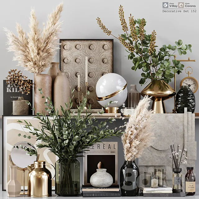 Decorative Set 152 3D Model
