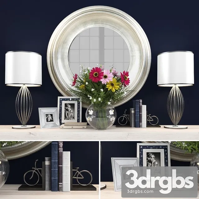 Decorative Set 16 1 3D Model Free