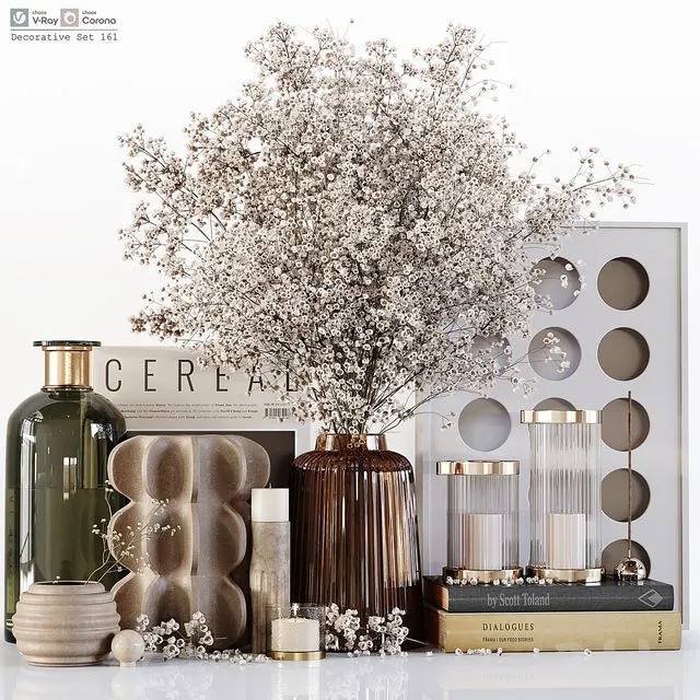 Decorative Set 161 3D Model