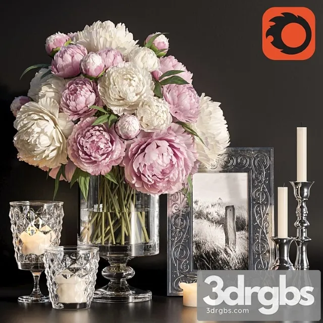 Decorative set 16_3 3D Model Free