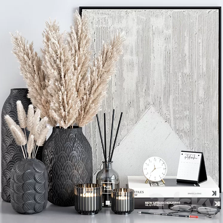 Decorative set 17 3D Model Free