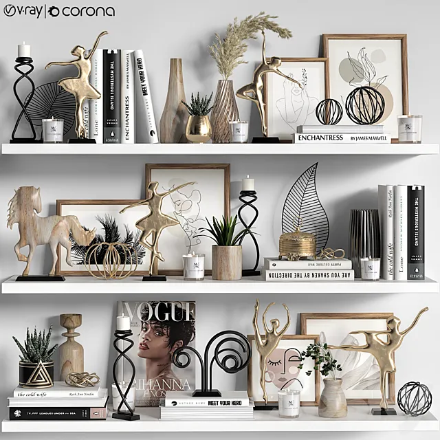 Decorative Set 18 3D Model