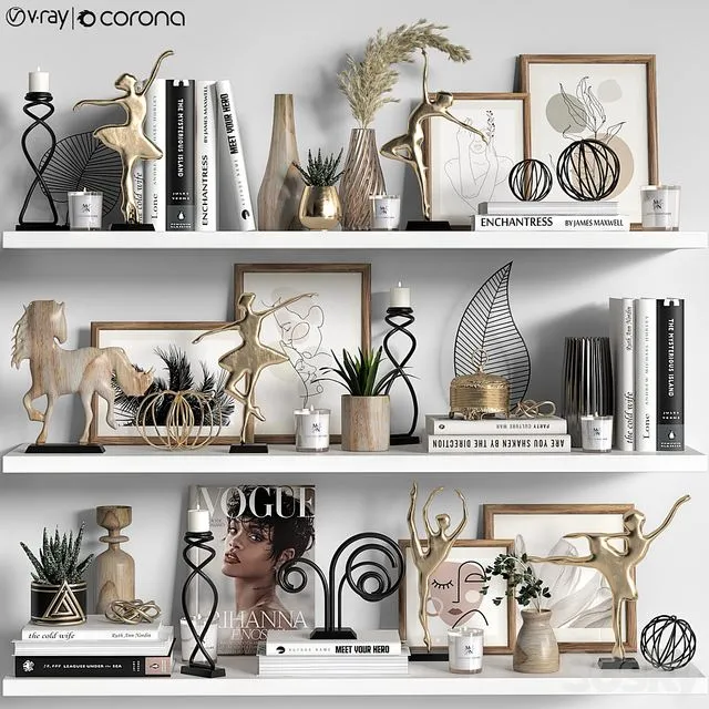 Decorative Set 18 3D Model