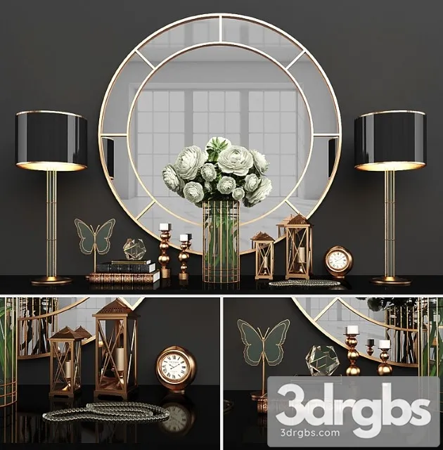 Decorative set 18_2 3D Model Free