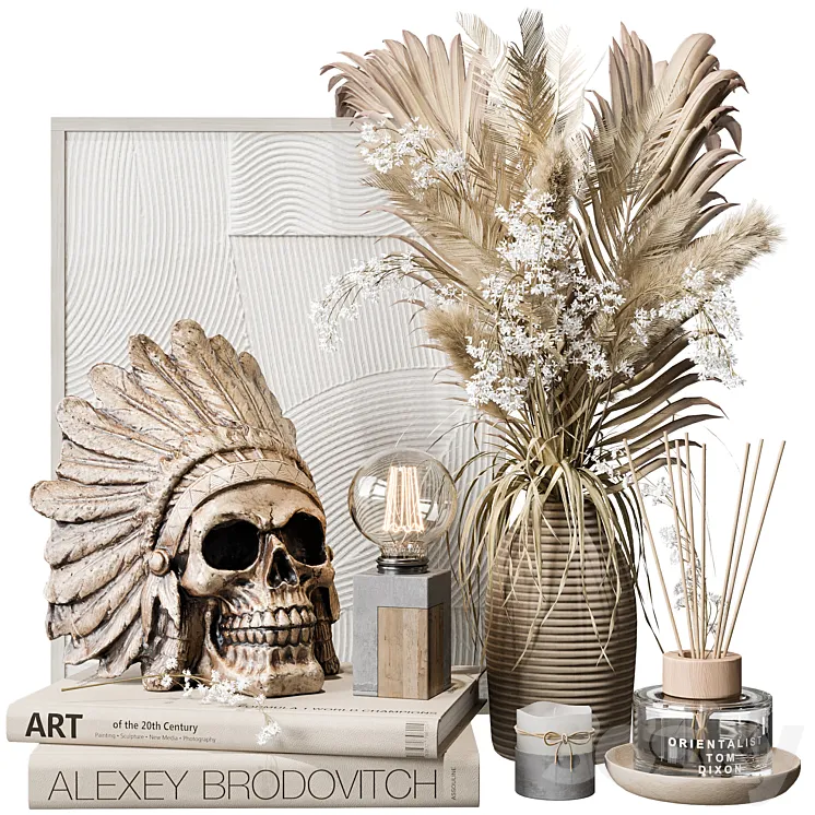 Decorative set 19 3D Model Free