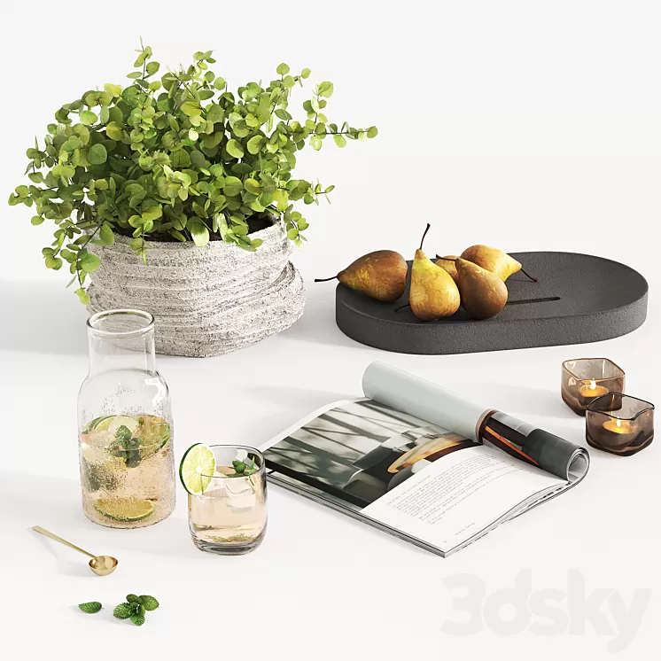 Decorative Set 2 3D Model