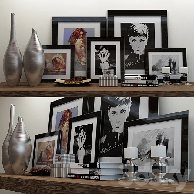 decorative set 2 3D Model