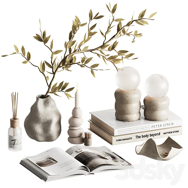 Decorative set 2 3D Model