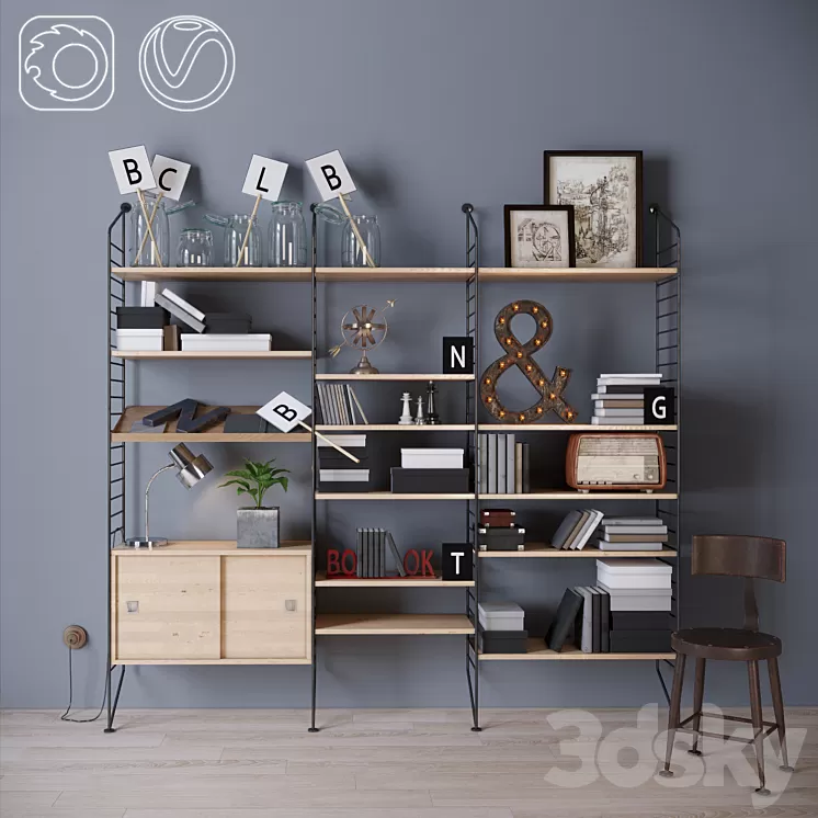 Decorative set 2 3D Model