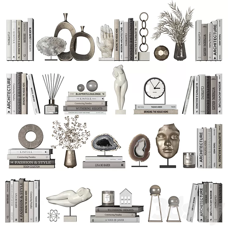 Decorative set 2 3D Model