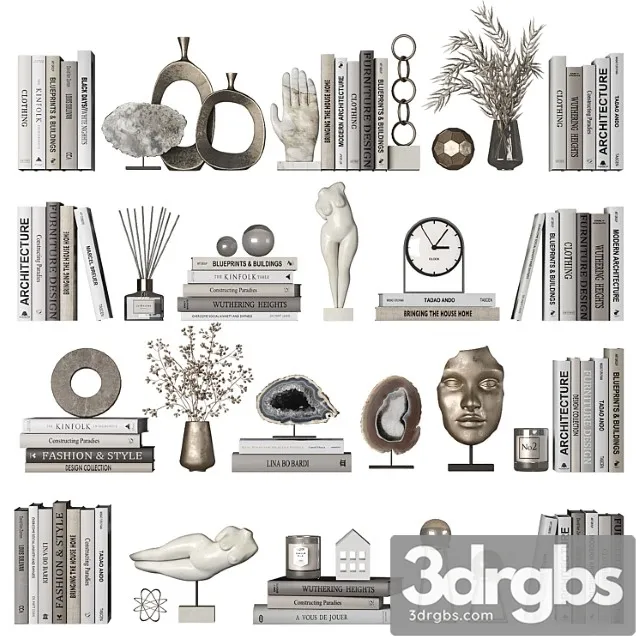 Decorative set 2 3D Model Download