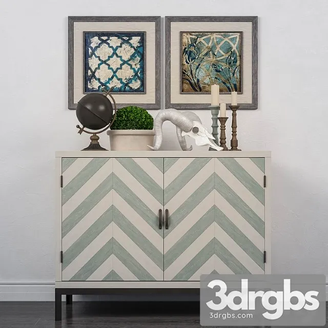 Decorative Set 2 3D Model Free