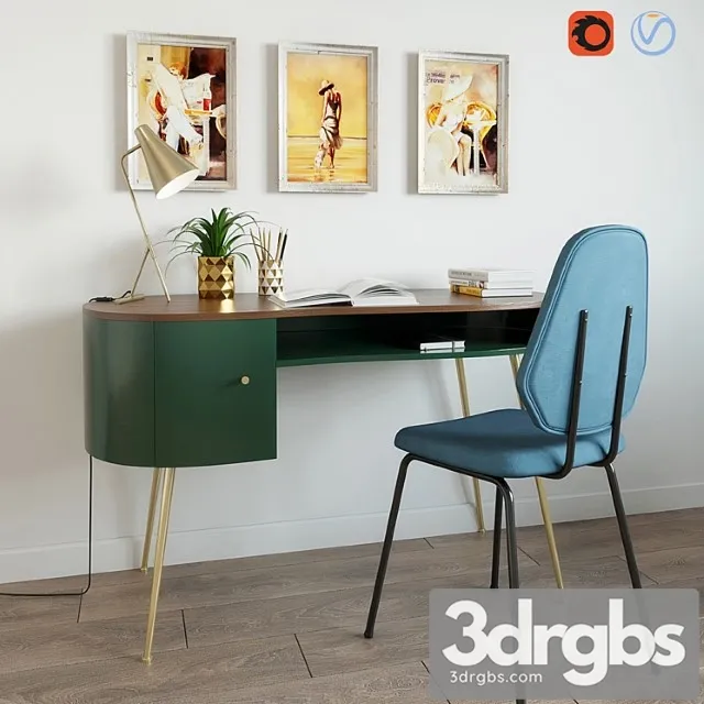 Decorative set 2 3D Model Free