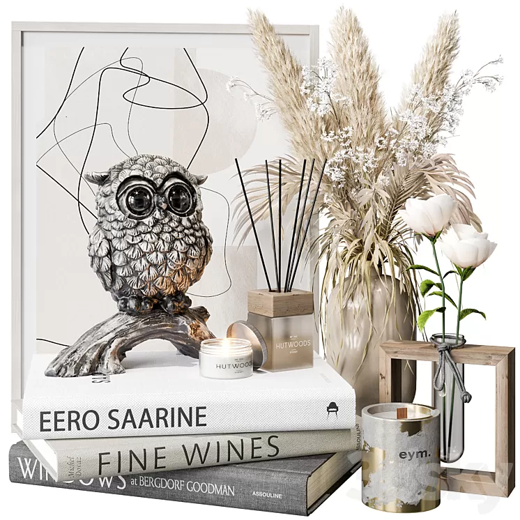 Decorative set 20 3D Model