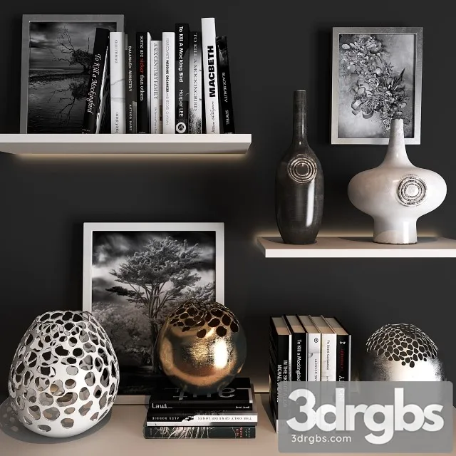 Decorative Set 22 1 3D Model Download