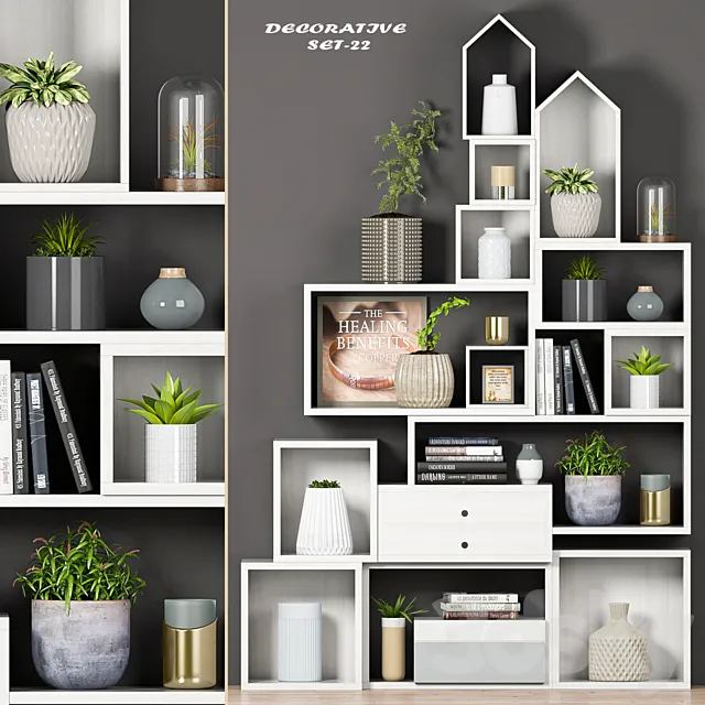 Decorative Set – 22 3DModel