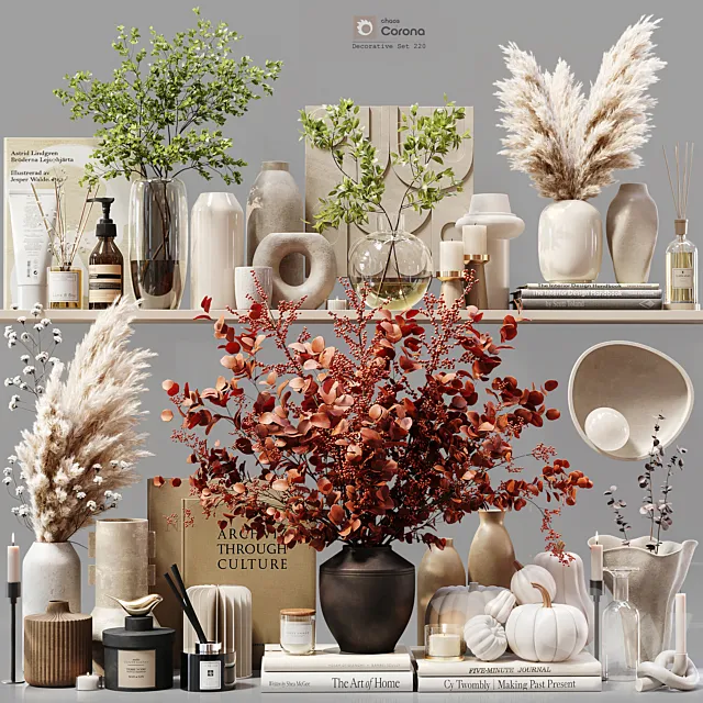Decorative Set 220 3D Model