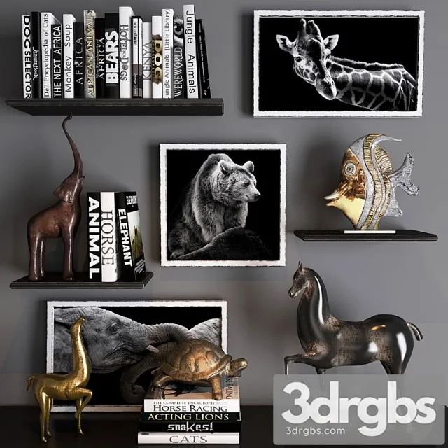 Decorative set 23 2 3D Model Download