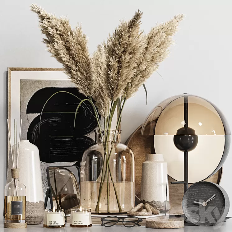 Decorative set 23 3D Model Free