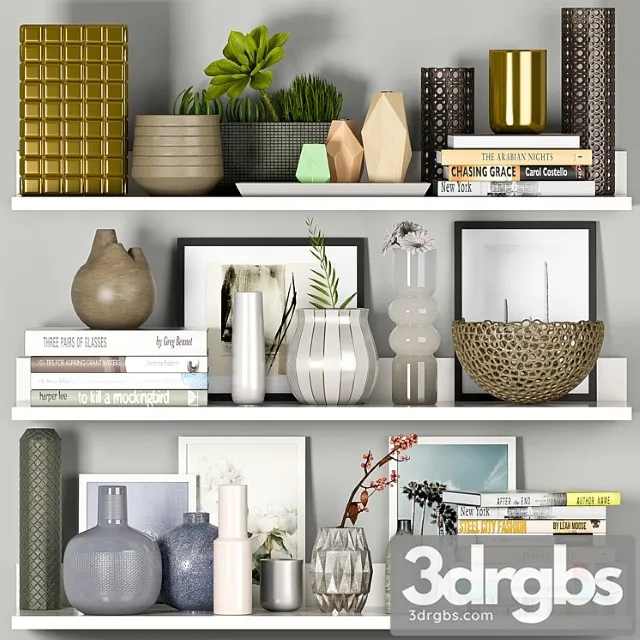 Decorative set - 23 3D Model Free